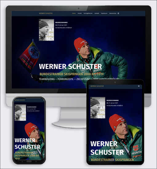 Webseite Werner Schuster